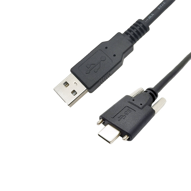 USB2.0 A type Male to C type with two screw cable