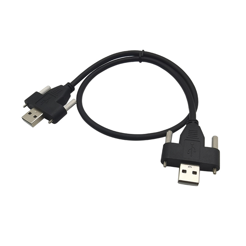 USB2.0 A type Male with screw to A type with screw cable
