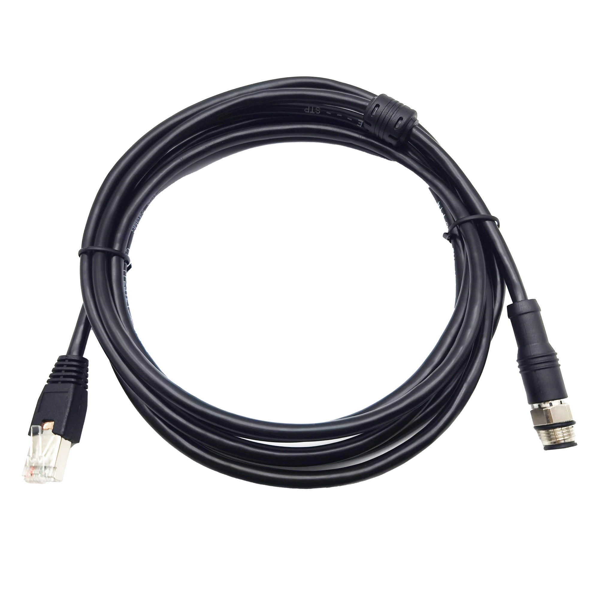 M12 Male to RJ45 Male Cable