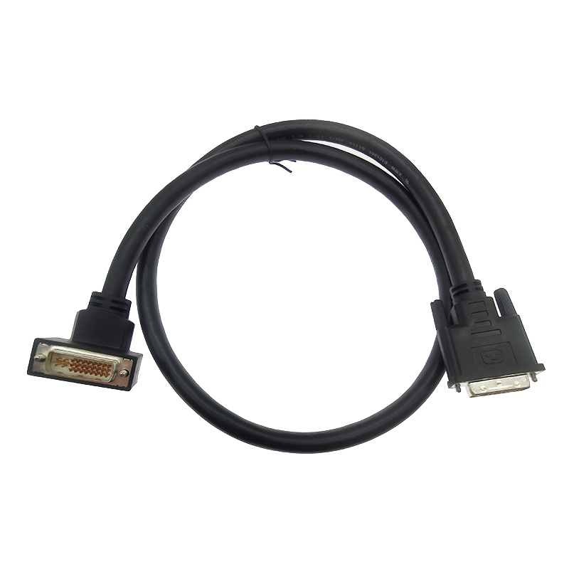 DVI（24+5）90D Male To DVI(24+5) Male Cable